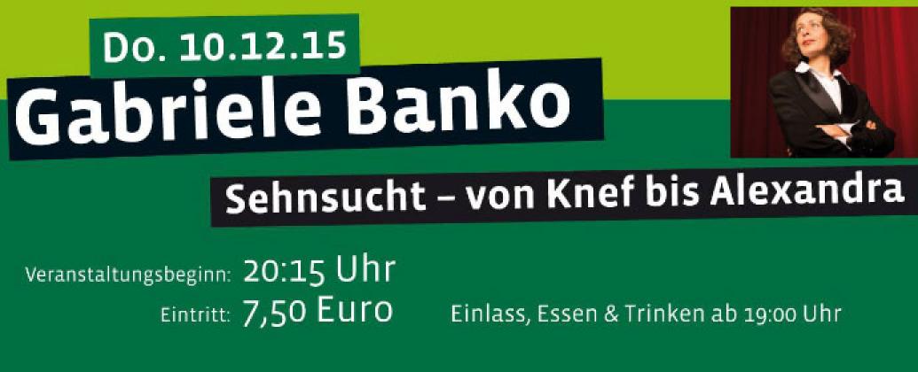 Konzert im Golfclub Achim: Sehnsucht – von Knef bis Alexandra mit Gabriele Banko