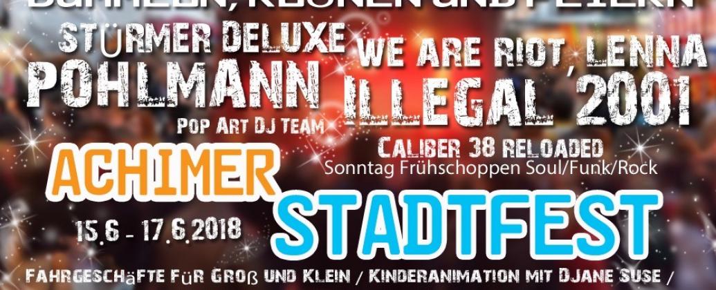 Achimer Stadtfest 2018