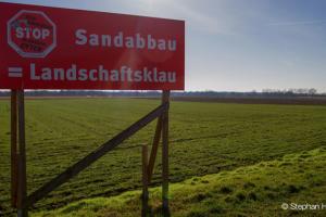 Am Thünen in Oyten soll Sand abgebaut werden. Ein Bürgerinitiative versucht dieses zu verhindern.