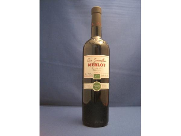 Les Jamelles Merlot Organic von Vin et Voitures, Weinhandel und Weinimport